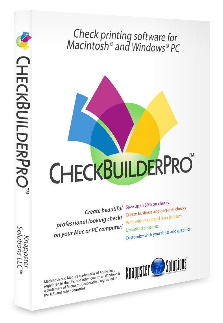 CheckBuilderPro - Windows & Mac Check Printing Software